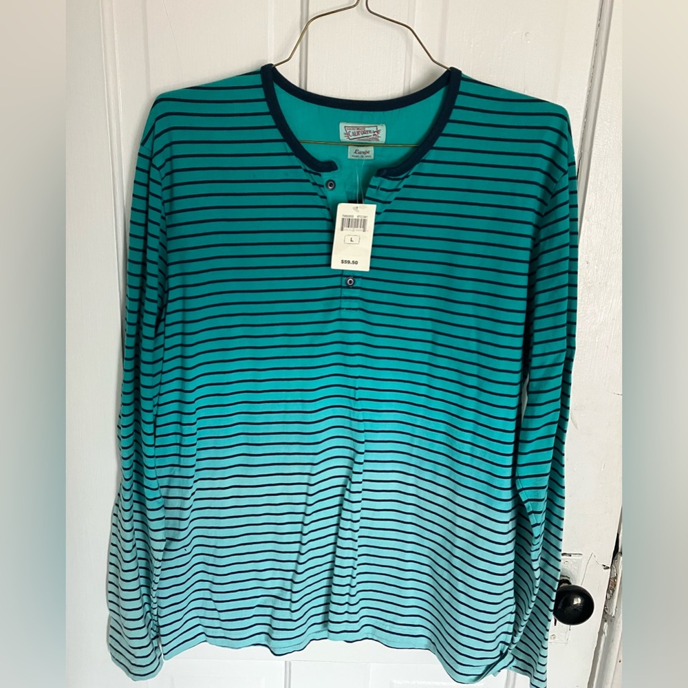 Nwt blue stripe shirt